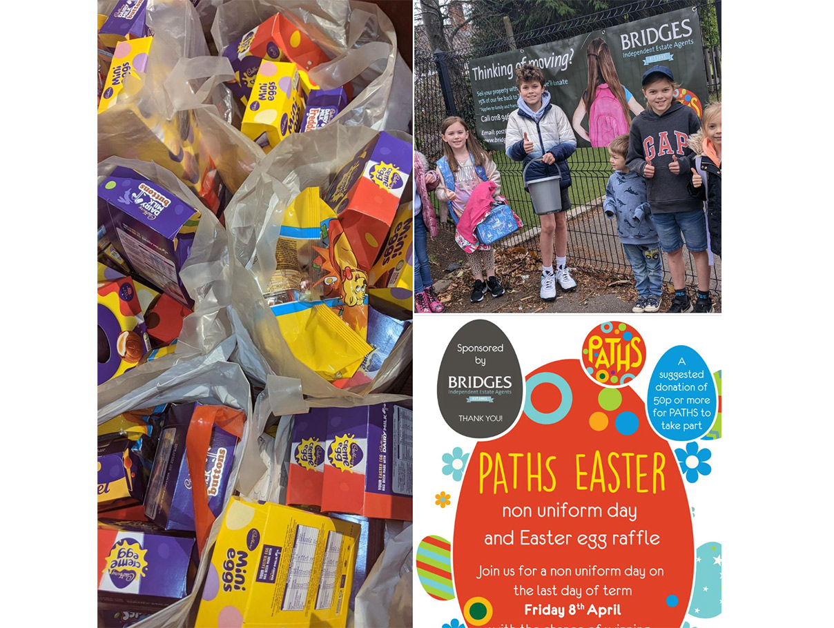 April 2022 – We supported The Hill Primary School's non-uniform day and Easter egg raffle!