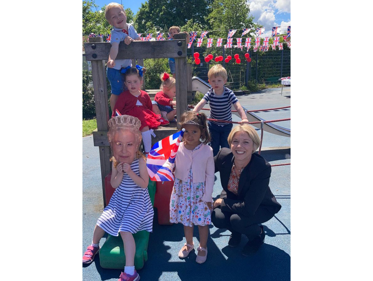 May 2022 - Bridges sponsored Emmer Green Pre-School #jubilee celebrations